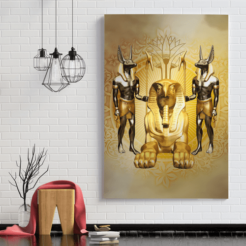 Ancient Egypt Poster Vertical 3D Printed
