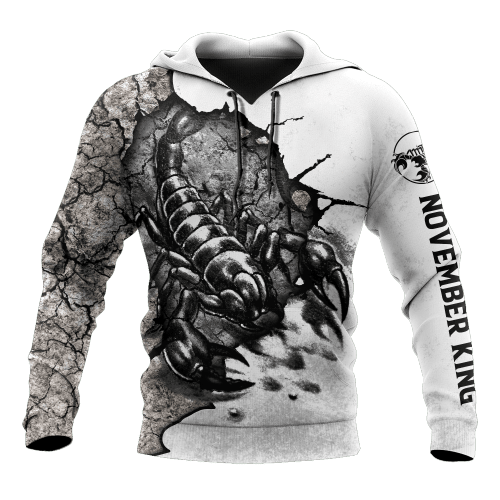 Scorpio November King 3D All Over Printed Shirts For Men and Women