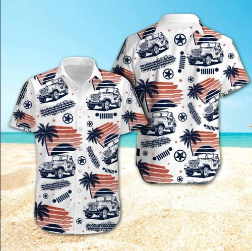 Hawaii Car Beach Sleeves Shirt TP31072005