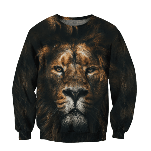 The Silence of Lion Over Printed Hoodie