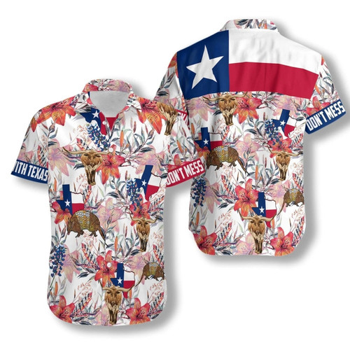 Don't Mess With Texas 3D All Over Printed Hawaii Shirt