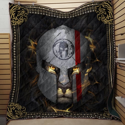 Sparta Lion Warrior 3D Full Printing Soft and Warm Quilt