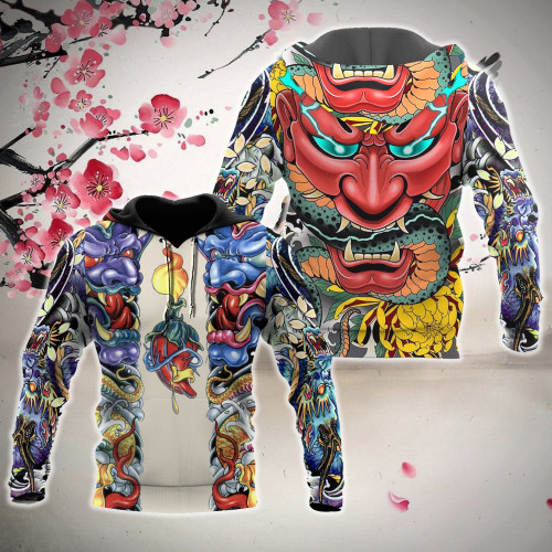 Japan Mask 3D All Over Printed Unisex Shirt