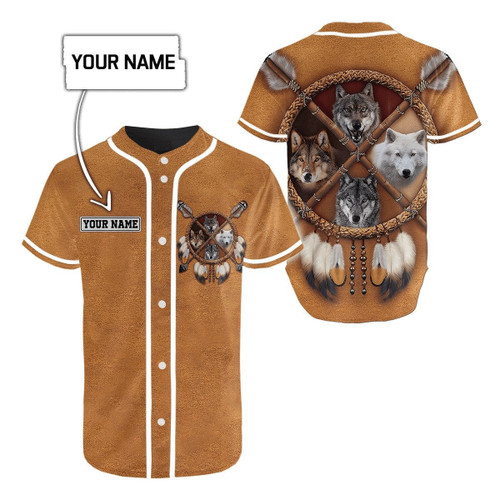 Native American 3D All Over Printed Baseball Shirt