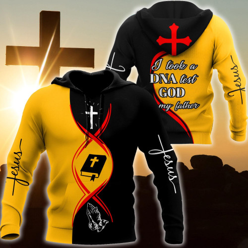 Premium Christian Jesus DNA test v12 3D All Over Printed Unisex Shirts