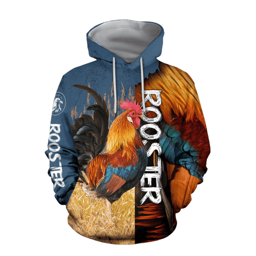 Premium Red Rooster Skin 3D All Over Printed Unisex Shirts