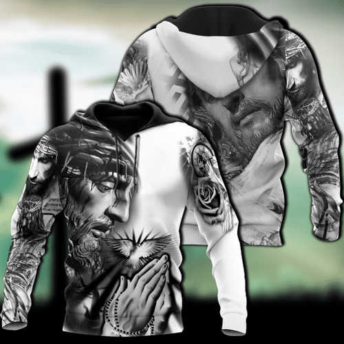 Jesus Tattoo 3D All Over Printed Shirts For Men and Women JJ16052001