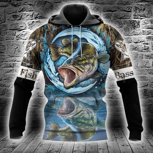 Bass Fishing 3D All Over Printed Shirts for Men and Women TT0063