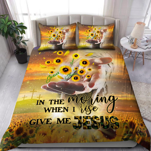 In the morning when i rise, give me God - 3D Printed Bedding Set