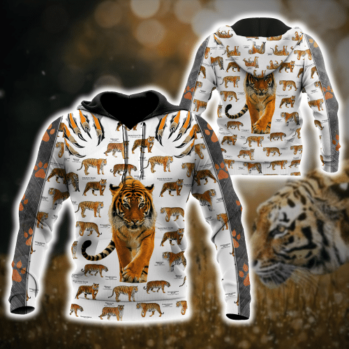 Premium Tiger 3D All Over Printed Unisex Shirts