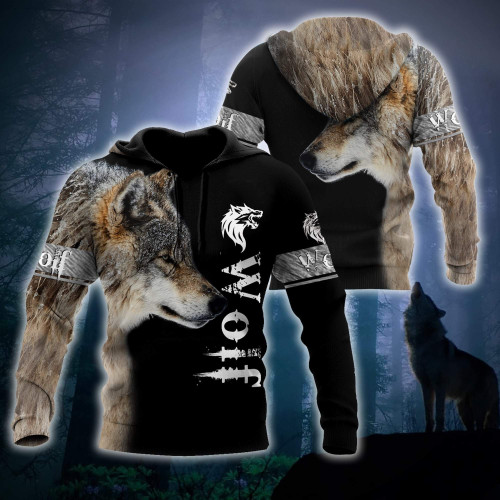 Beautiful Wolf 3D All Over Printed Shirts For Men and Women