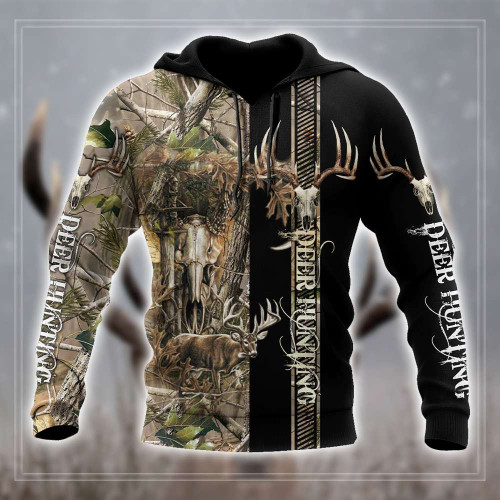 Premium Deer Hunting for Hunter Camouflage 3D Printed Unisex Shirts