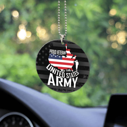 Veteran of the United States Army Unique Design Car Hanging Ornament