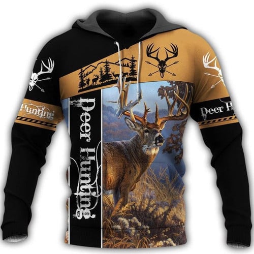 Deer Hunting 3D All Over Printed Shirts for Men and Women TT0081