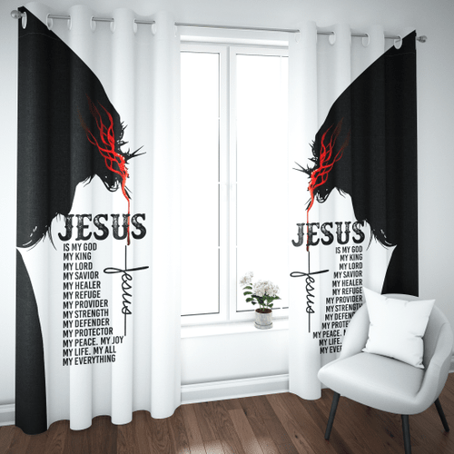 Jesus Easter Window Curtains JJW040502
