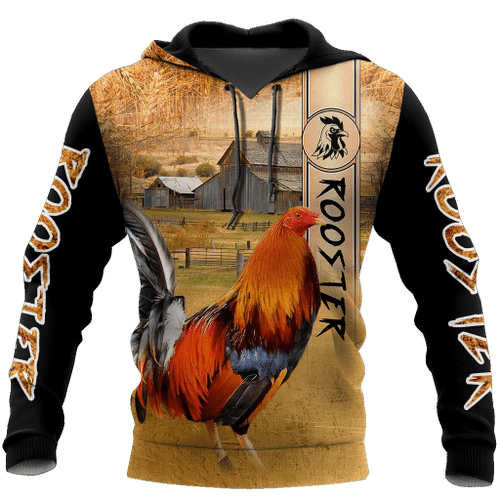 Premium Rooster 3D All Over Printed Unisex Shirts