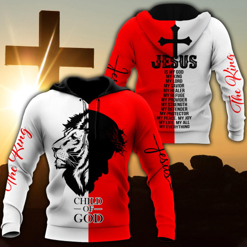 Premium Christian Jesus Lion 3D Printed Unisex Shirts