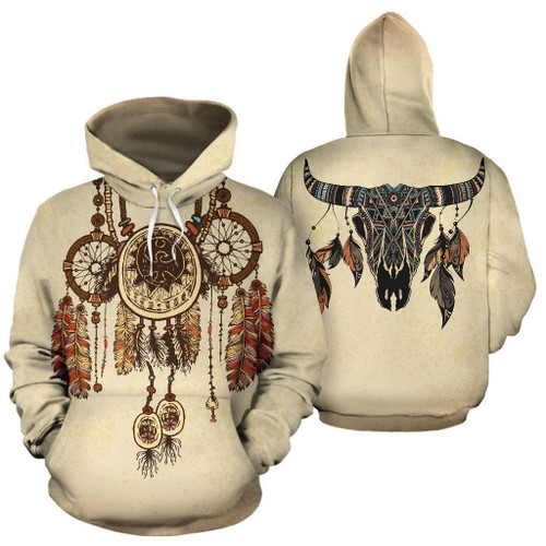 Native American Shield All Over Hoodie PL131