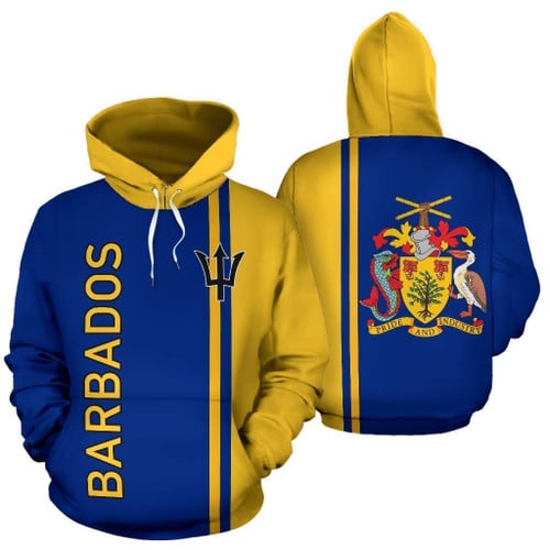 Barbados All Over Hoodie - Straight