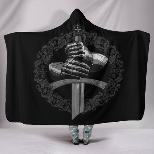Knight & Sword Hooded Blanket PL088