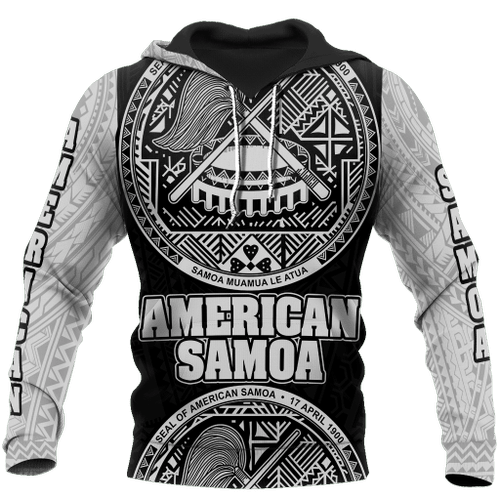 American Samoa All Over Hoodie - Coat Of Arm JJ300101 PL