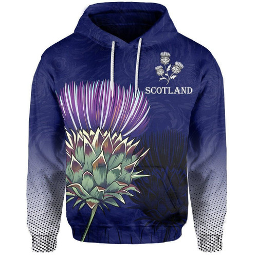 Scottish Hoodie Thistle Flower (Original Version) NNK022916