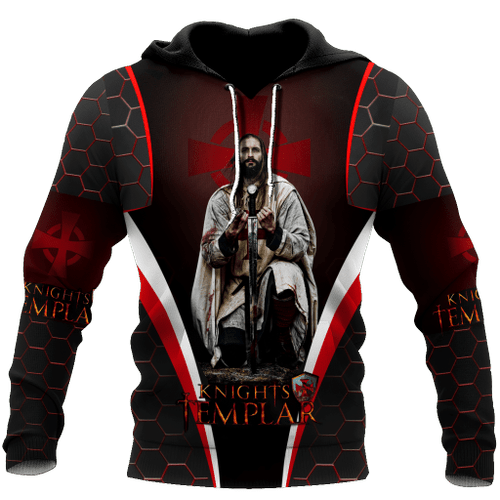 Knights Templar 3D all over printed for men and women PL19082002