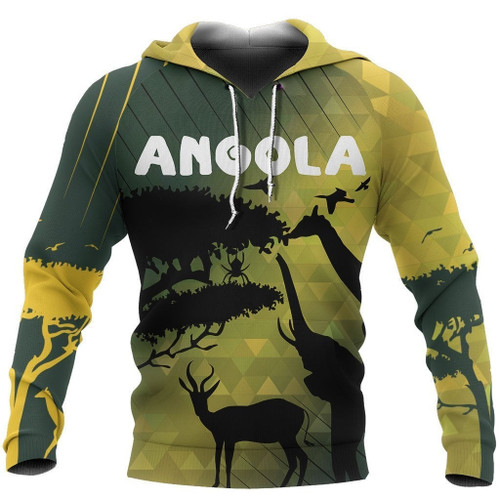 3D All Over Printed Angola Animal Hoodie PL124