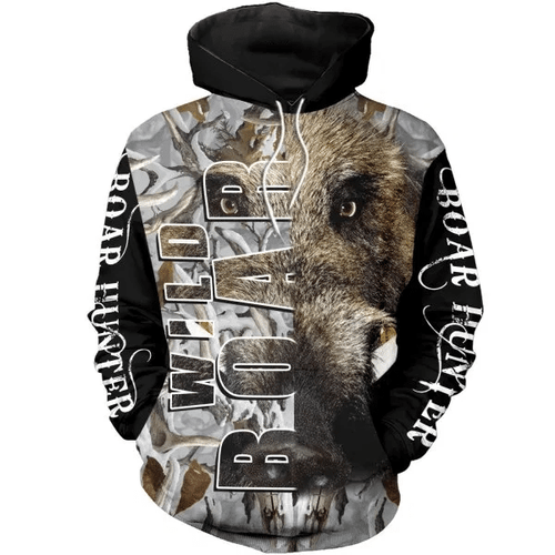 PL420 WILD BOAR CAMO 3D ALL OVER PRINTED SHIRTS FOR MEN AND WOMEN