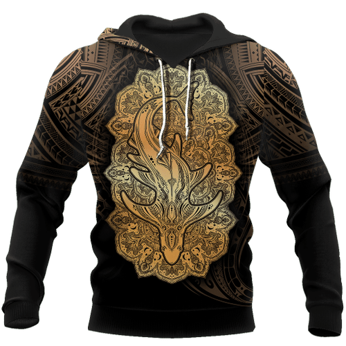 Wild Shark Polynesian 3d all over printed shirt and short for man and women JJ190202 PL