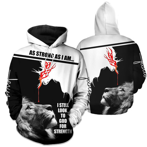 As Strong As I Am 3D All Over Printed Shirts For Men and Women PL240306