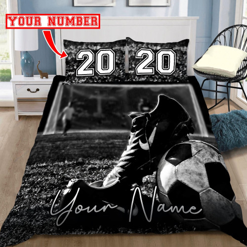 Soccer Love Custom Bedding Set with Your Name and Your Number DQB07102004