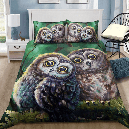 Owl Love For Night Dream Bedding Set SU270601