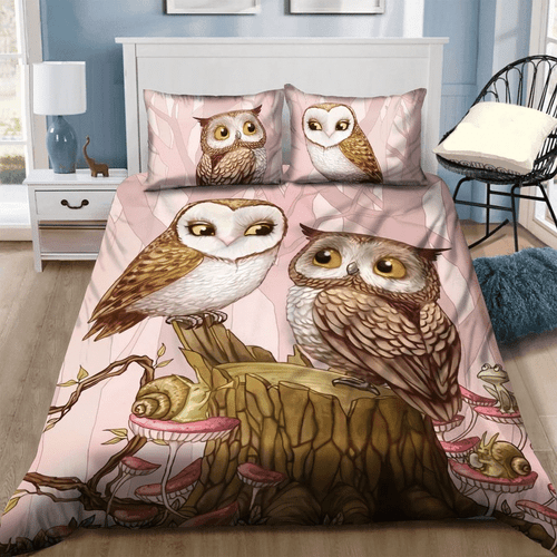 Owl Love For Night Dream Bedding Set SU270603