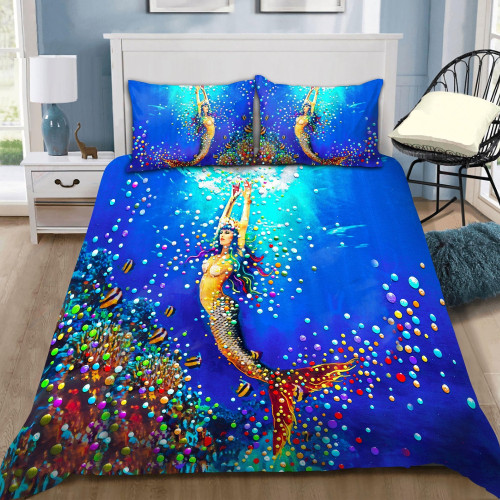 Be A Mermaid And Make Waves Bedding Set by SUN QB07032009