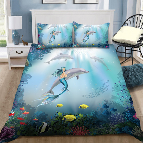 Be A Mermaid And Make Waves Bedding Set by SUN DQB07132002