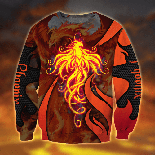 Phoenix Power 3D All Over Printed Sweatshirt by SUN AM180501