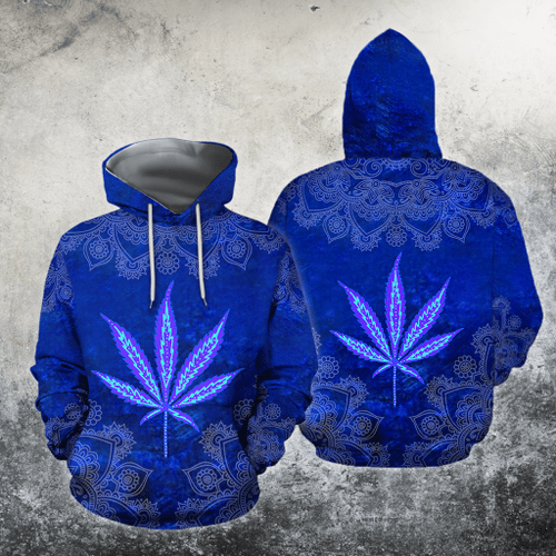 Hippie Royal Blue 3D All Over Printed Hoodie Shirt by SUN HAC280303