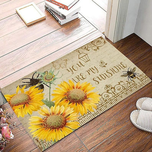 You Are My Sunshine Easy Clean Welcome DoorMat | Felt And Rubber | DO3132