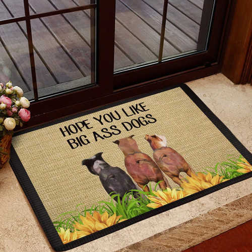 U Hope You Likes Big Easy Clean Welcome DoorMat | Felt And Rubber | DO1725