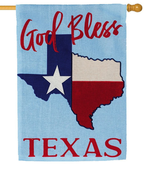 God Bless Garden Decor Flag | Denier Polyester | Weather Resistant | GF1831