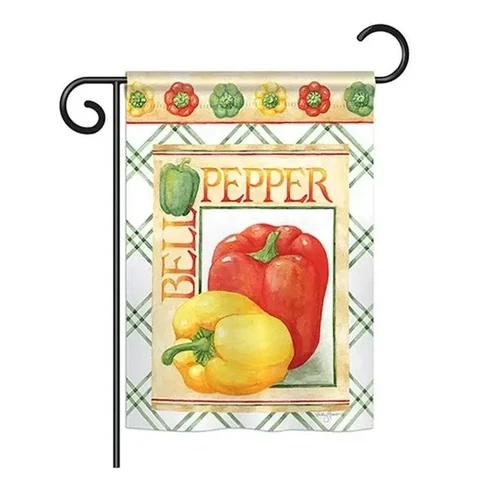 Bell Pepper Food - Everyday Vegetable Garden Decor Flag | Denier Polyester | Weather Resistant | GF1327