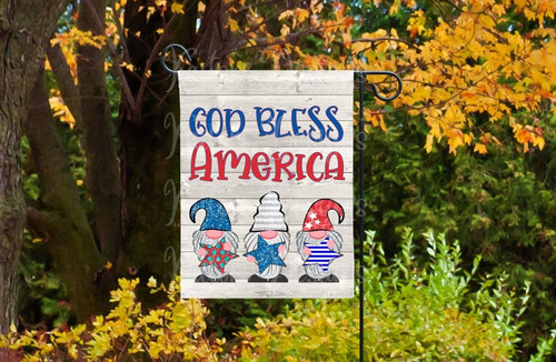 God Bless America Garden Decor Flag | Denier Polyester | Weather Resistant | GF1600