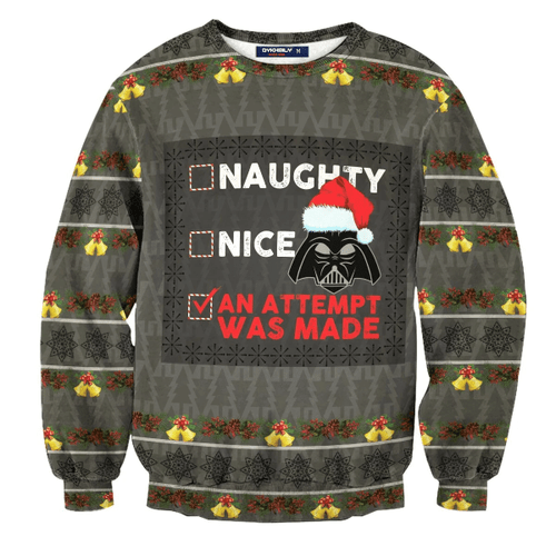 Attempted To Be Nice Unisex Wool Sweater