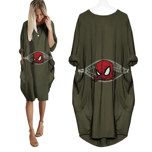 Baby Spiderman Peeking Dress V2