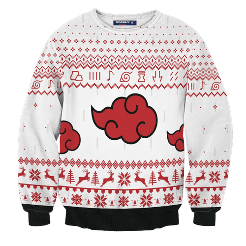 Akatsuki White Christmas Unisex Wool Sweater