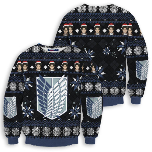 Christmas Capt. Levi Unisex Wool Sweater