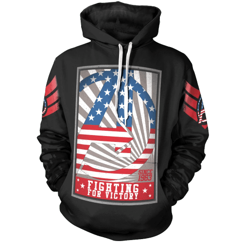Fighting for Victory Unisex Pullover Hoodie