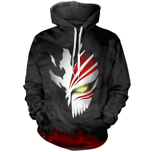 Hollow Mask Unisex Pullover Hoodie