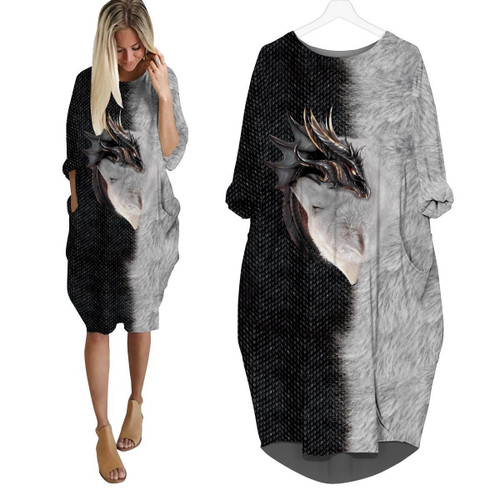 Dragon and Wolf Dress